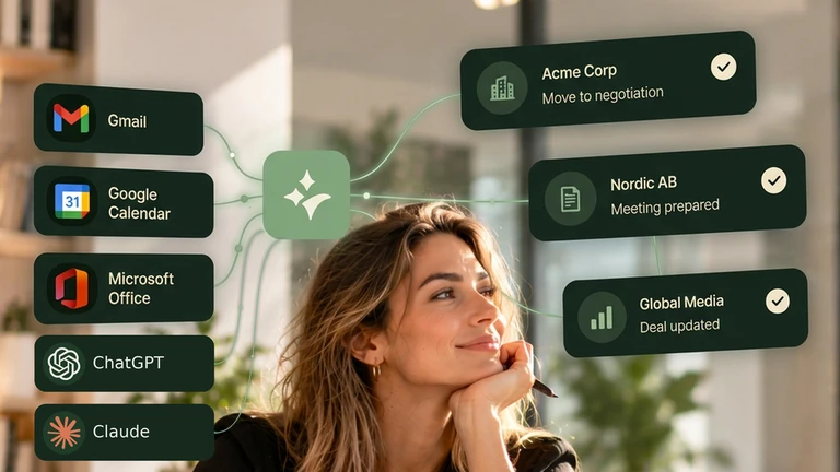 A professional using Elori in a shared office